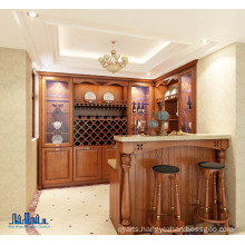 Solid Wood Veneer PVC Kitchen Cabinets